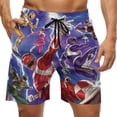 thumbnail image 1 of Power Rangers Mens Board Shorts Quick Dry Swim Trunk Lightweight Soft Swimsuit Youth Bathing Suit for Boys S, 1 of 8