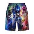 thumbnail image 1 of Power Rangers Mens Swim Trunks Quick Dry Board Shorts with Mesh Lining, Hawaii Beach Shorts Swimwear Bathing Suits, 1 of 7