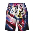 thumbnail image 1 of Power Rangers Mens Swim Trunks Quick Dry Board Shorts with Mesh Lining, Hawaii Beach Shorts Swimwear Bathing Suits, 1 of 7