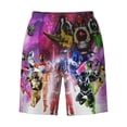 thumbnail image 1 of Power Rangers Mens Swim Trunks Quick Dry Board Shorts with Mesh Lining, Hawaii Beach Shorts Swimwear Bathing Suits, 1 of 7