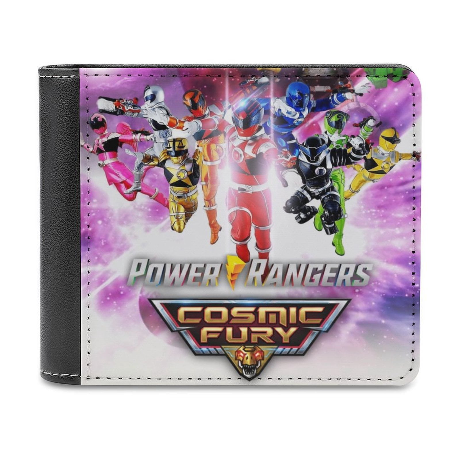 Power Rangers Mens Wallet Genuine Leather Bifold Extra Capacity Bifold ...