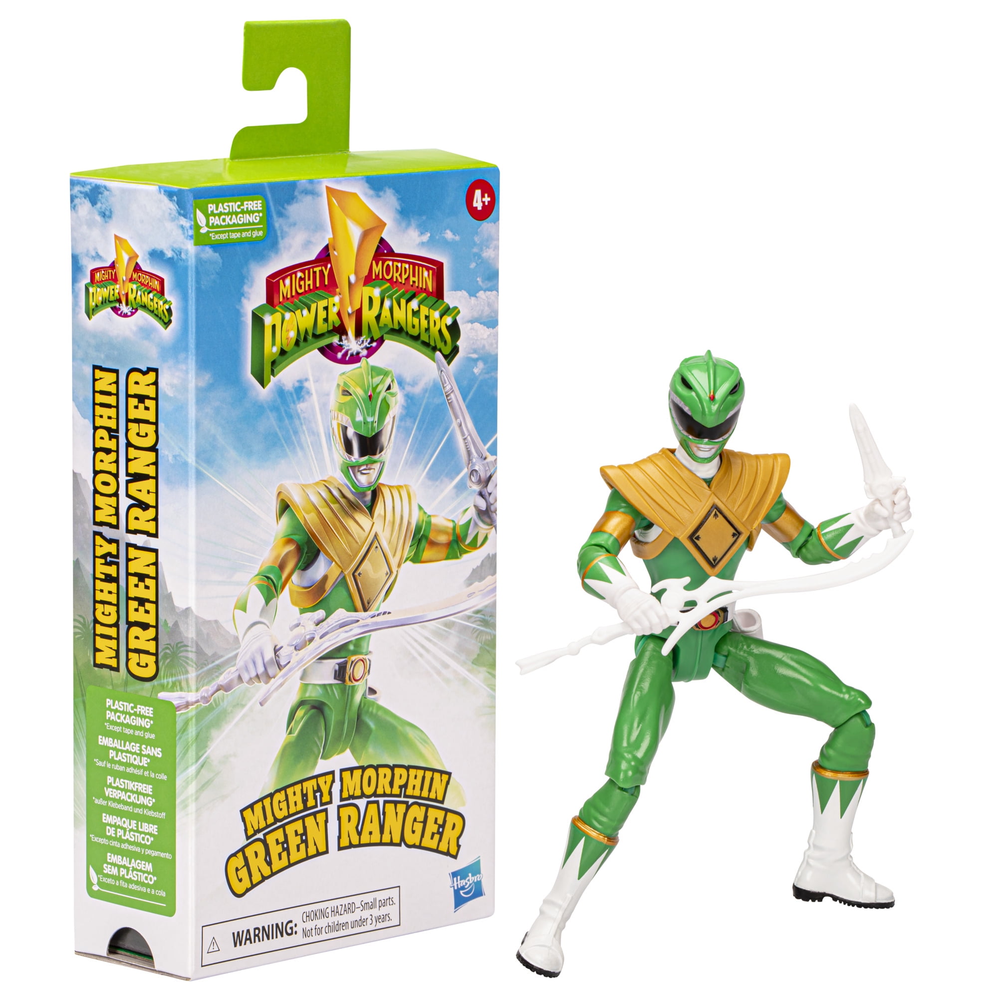 Power Rangers Lightning Collection Zeo IV Green Ranger 6-Inch Premium  Collectible Action Figure Toy with Accessories - Power Rangers