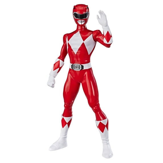 Power Rangers Mighty Morphin Red Ranger Action Figures, 9.5 in Plastic Red