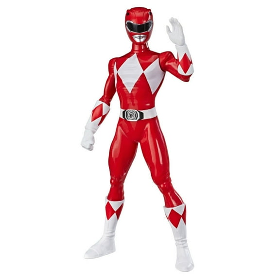 Power Rangers Mighty Morphin Red Ranger Action Figures, 9.5 in Plastic Red