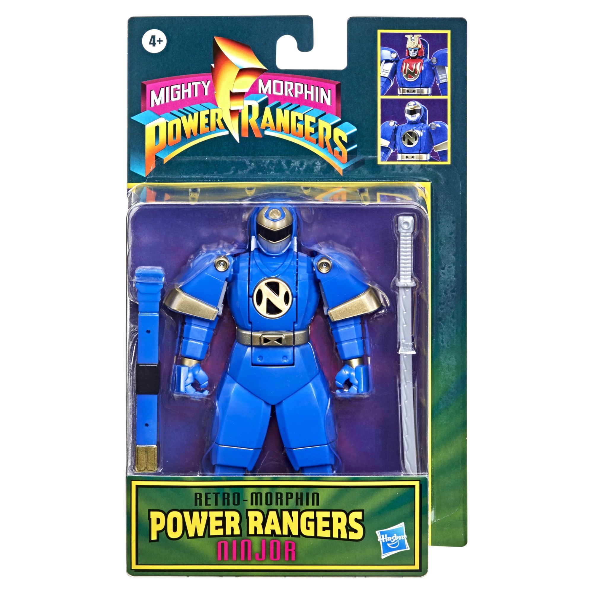 Power Rangers: Mighty Morphin Retro-Morphin Ninjor Toy Action Figure for Boys and Girls Ages 4 5 6 7 8 and Up (6”) - image 1 of 4