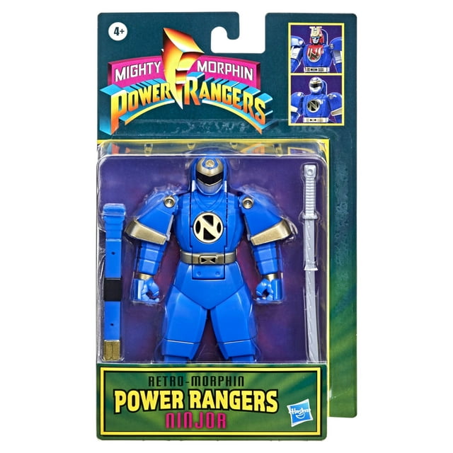 Power Rangers: Mighty Morphin Retro-Morphin Ninjor Toy Action Figure for Boys and Girls Ages 4 5 6 7 8 and Up (6”)