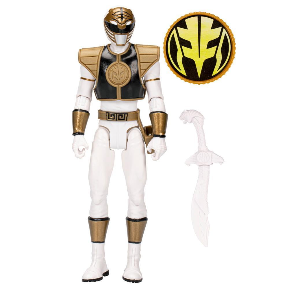 Power Rangers Mighty Morphin White Ranger Action Figure Superhero Toy