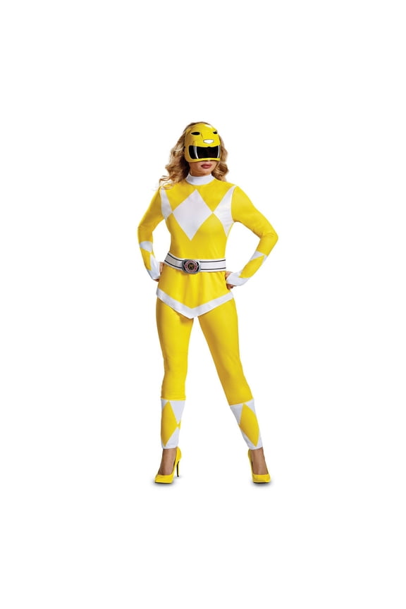 - Mighty Morphin Yellow Ranger Adult Halloween Costume