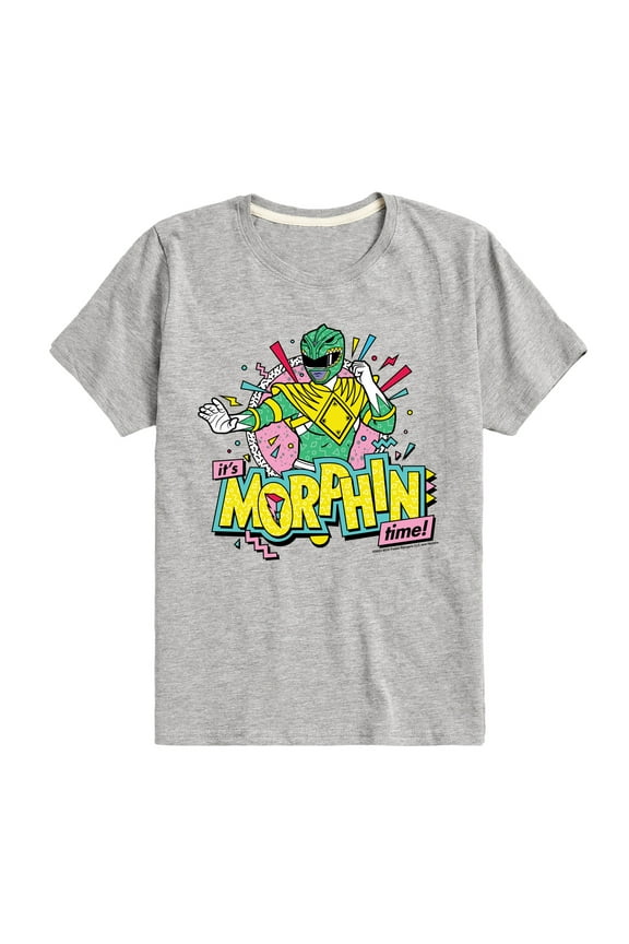 - Morphin Time Green - Boy's Short Sleeve Tee