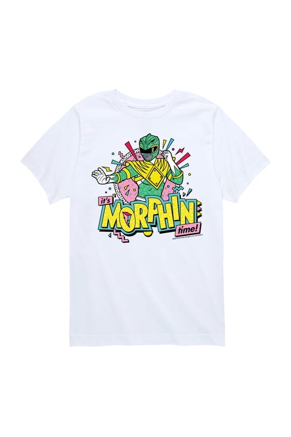 - Morphin Time Green - Boy's Short Sleeve Tee