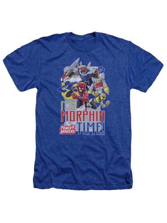 Power Rangers - Morphin Time - Heather Short Sleeve Shirt - Large