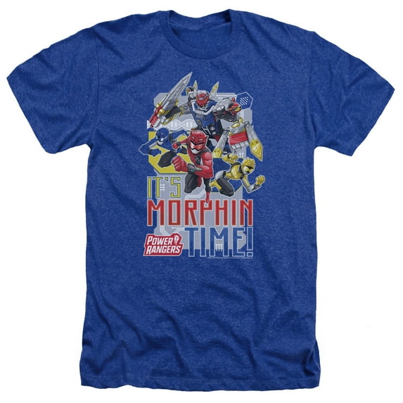 Power Rangers - Morphin Time - Heather Short Sleeve Shirt - XX-Large