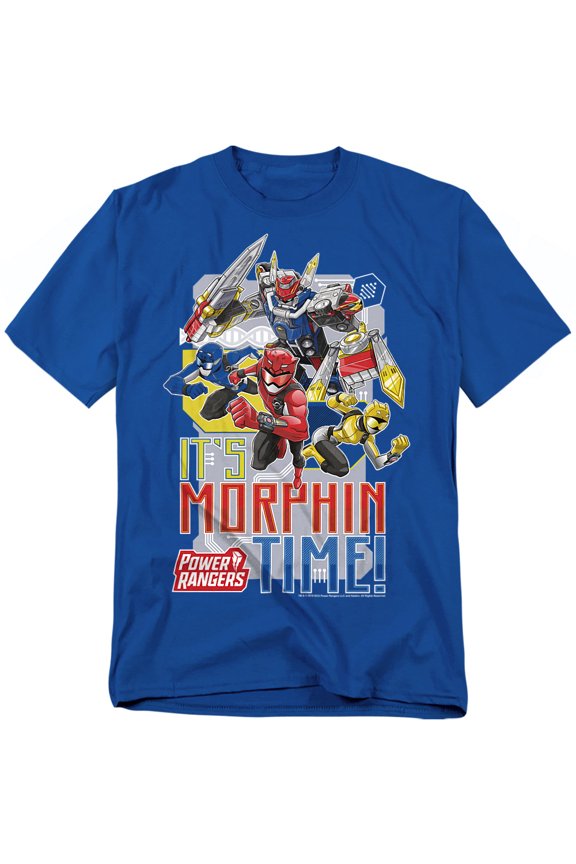 T-Shirt Morphin Time Unisex Graphic Tee For Men & Women Royal 