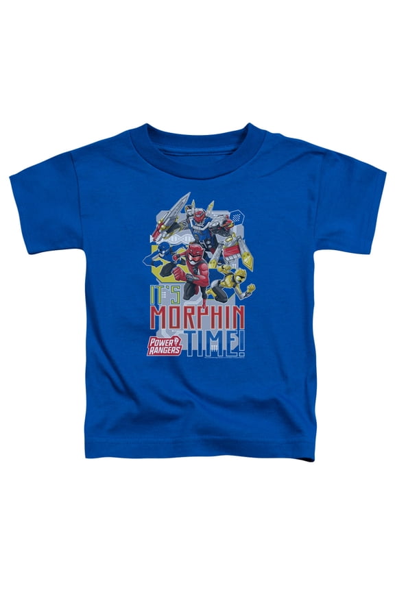 Power Rangers Morphin Time Toddler T-Shirt Royal Blue