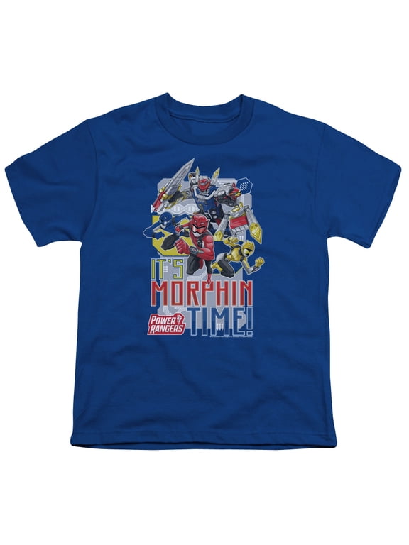 Power Rangers Morphin Time Youth 18/1 T-Shirt Royal Blue