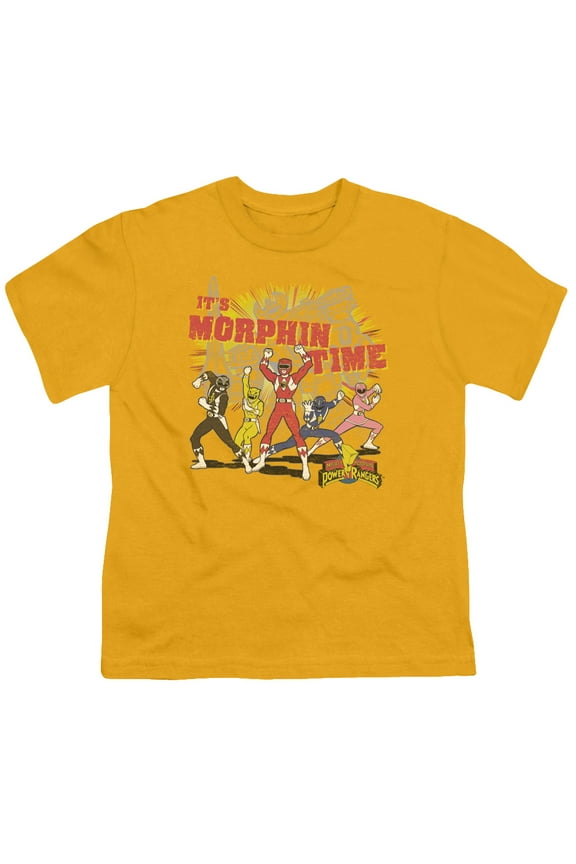 - Morphin Time - Youth Short Sleeve Shirt - Medium