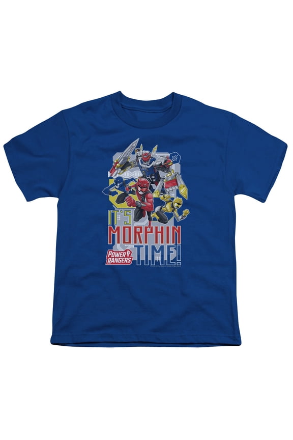 Power Rangers - Morphin Time - Youth Short Sleeve Shirt - Medium