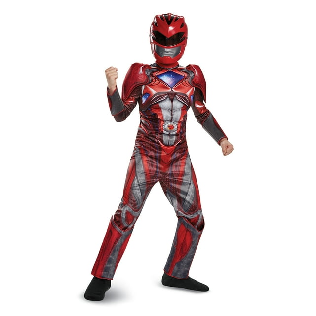 Power Rangers Movie Boys' Red Ranger Deluxe Costume - Walmart.com