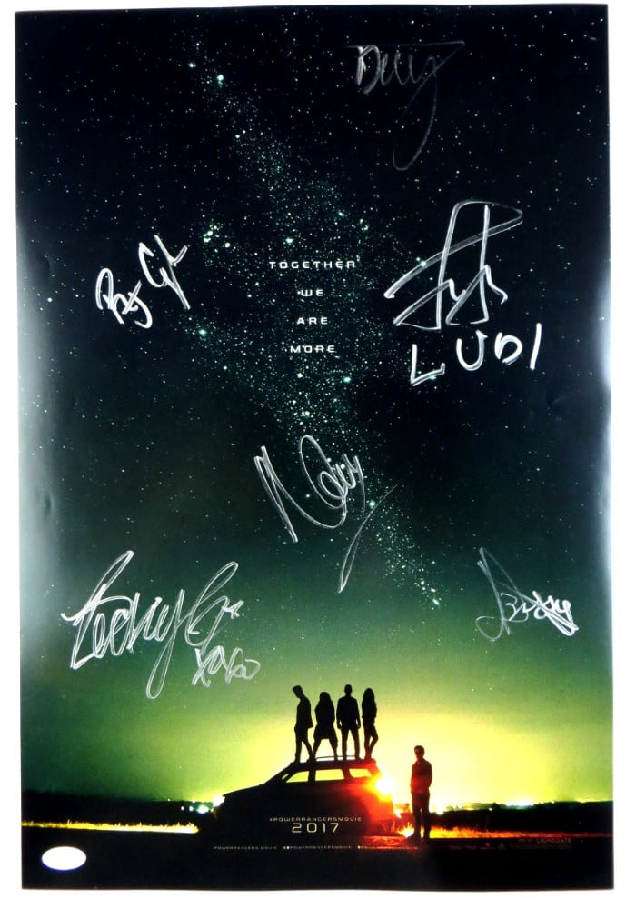 Power Rangers Movie Cast Signed Autographed 13X20 Poster Signed by 6 ...