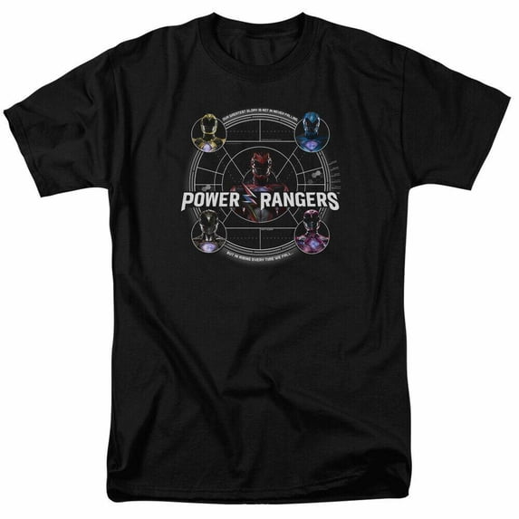 Power Rangers Printmaking Power Rangers Movie Greatest Glory T Shirt Mens Licensed Movie Tee ...