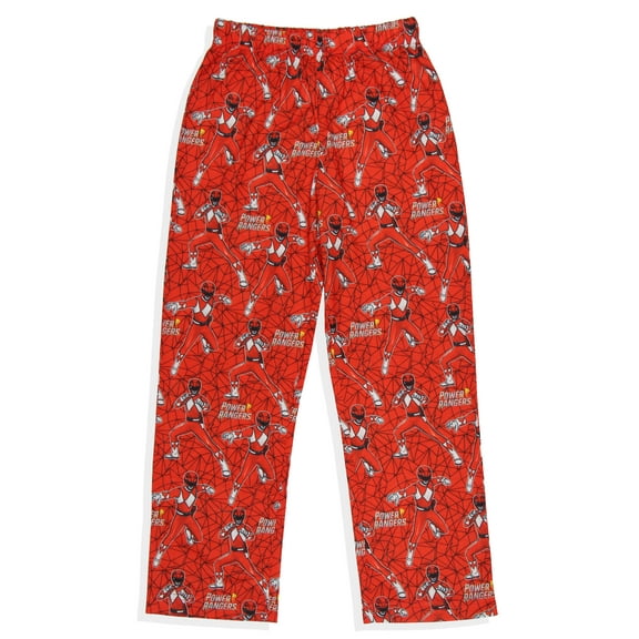 Power Rangers Boys' MMPR All-Over Tossed Print Ranger Lounge Sleep Tossed Print Pajama Pants Sleepwear Loungewear