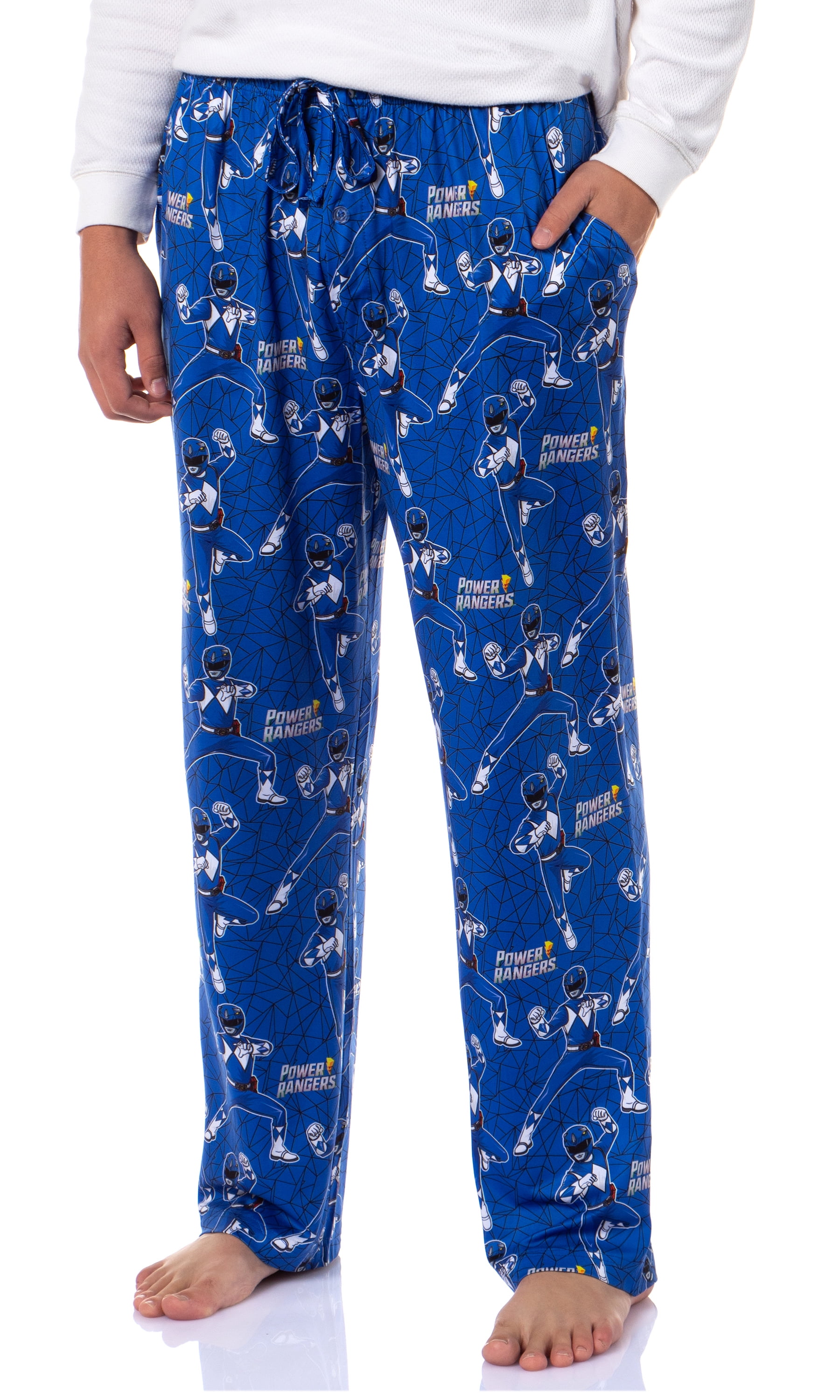 Power Rangers Mens' MMPR All-Over Tossed Print Ranger Lounge Sleep ...