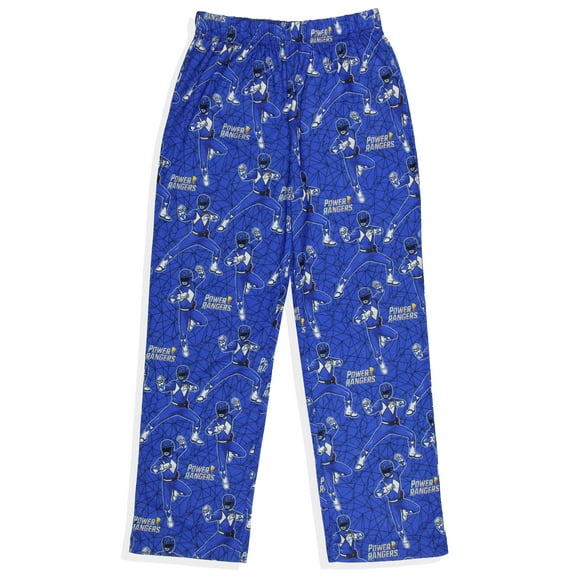 Power Rangers Boys' MMPR All-Over Tossed Print Ranger Lounge Sleep Tossed Print Pajama Pants Sleepwear Loungewear