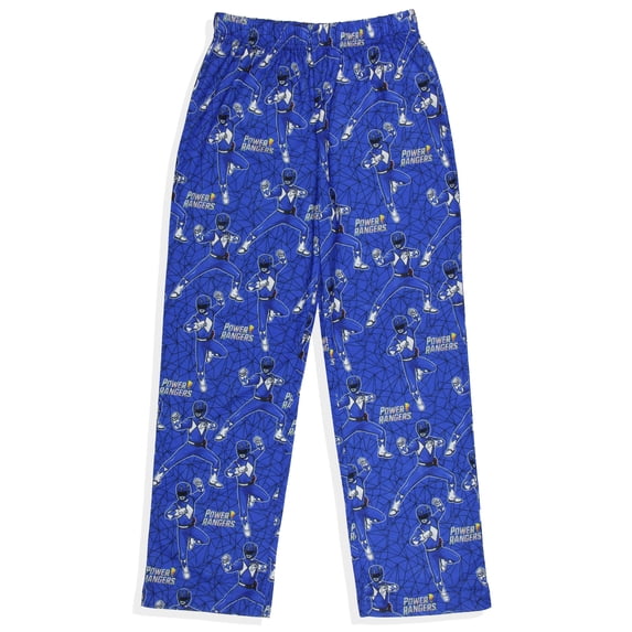 Power Rangers Boys' MMPR All-Over Tossed Print Ranger Lounge Sleep Tossed Print Pajama Pants Sleepwear Loungewear