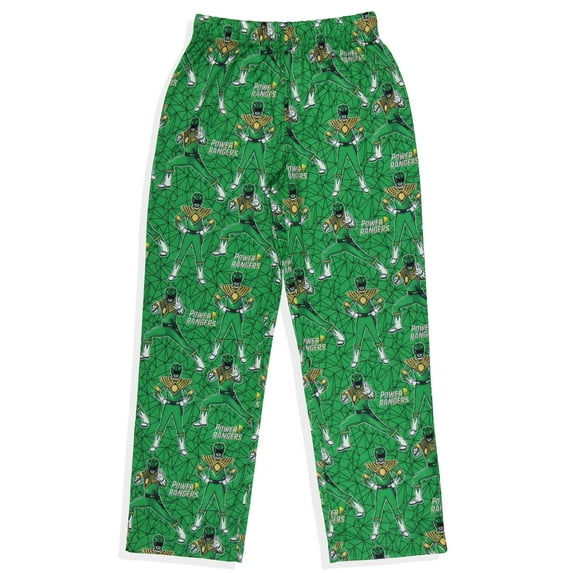 Power Rangers Boys' MMPR All-Over Tossed Print Ranger Lounge Sleep Tossed Print Pajama Pants Sleepwear Loungewear