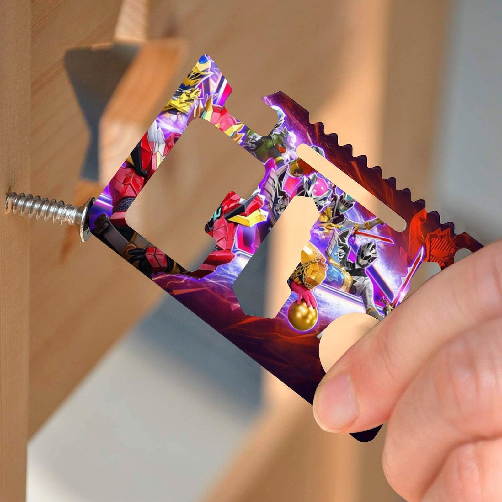 Power Rangers Multitool Credit Card Sized Pocket Tool, 11-in-1 Wallet ...