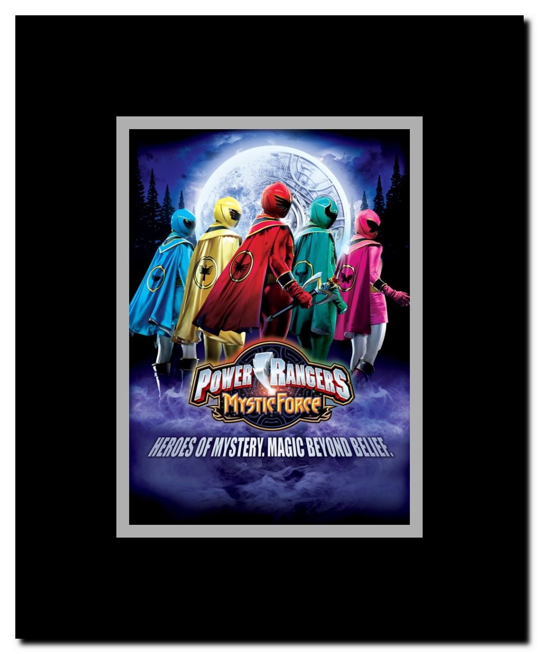 Power Rangers Mystic Force Framed Movie Poster