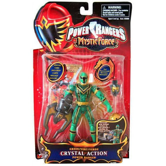 Power Rangers Mystic Force Green Crystal Action Power Ranger Action Figure