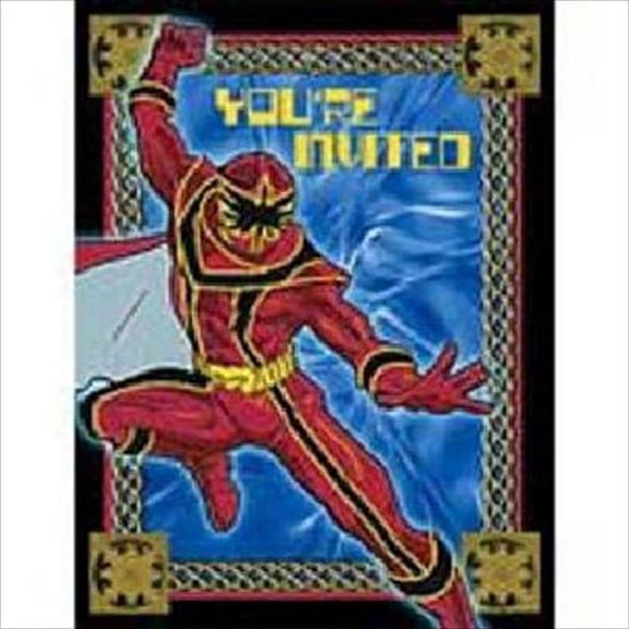 Power Rangers 'Mystic Force' Invitations w/ Env. (8ct)