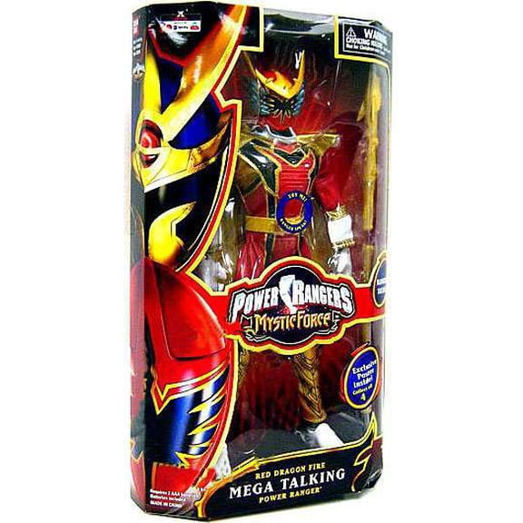 Power Rangers Mystic Force Red Dragon Fire Mega Talking Power Ranger 12 Inch Action Figure