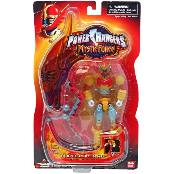 Power Rangers Mystic Force Red Morphmax Battlized Dragon Fire Ranger Action Figure