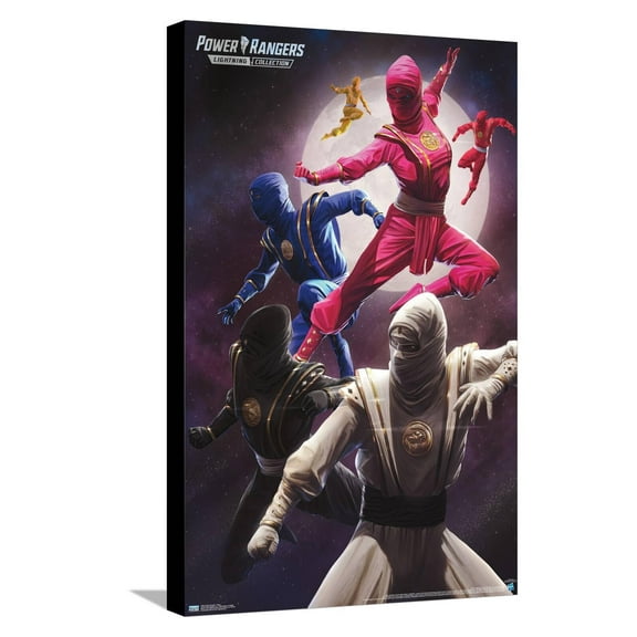 Power Rangers - Ninja Canvas Wall Poster, 14.725" x 22.375"
