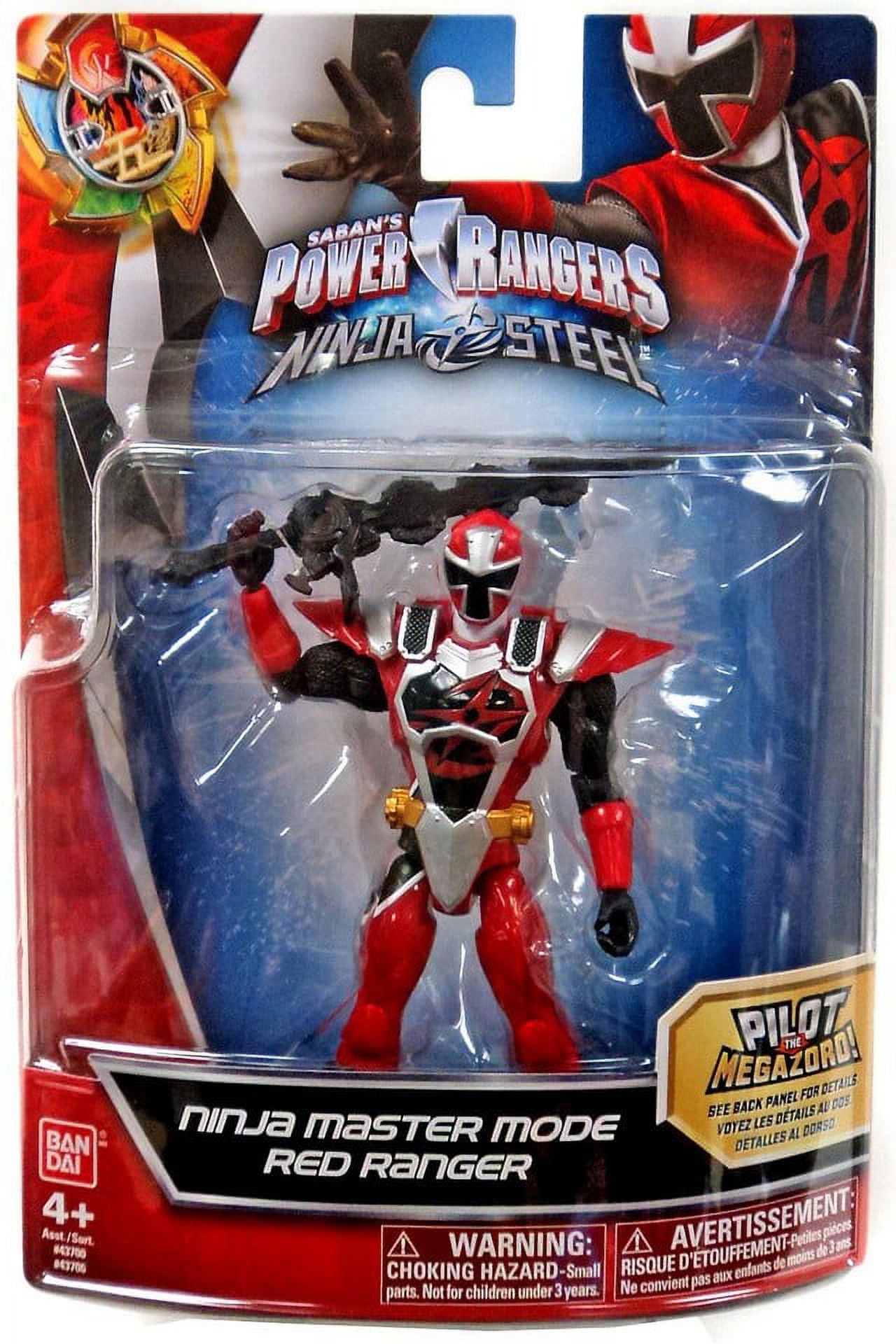 Power rangers ninja steel red ranger action figure deals