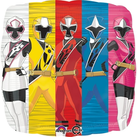 17" POWER RANGERS Balloon Party Supplies Decorations Foil Mylar Balloon