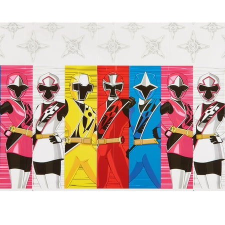Power Rangers Ninja Steel Plastic Table Cover, 54" x 96"