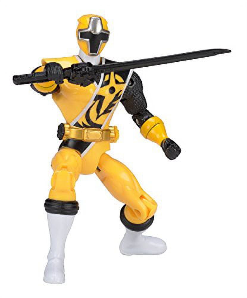 Power Rangers Ninja Steel Yellow Ranger 5" Mighty Morphin Action Figure Bandai 43703