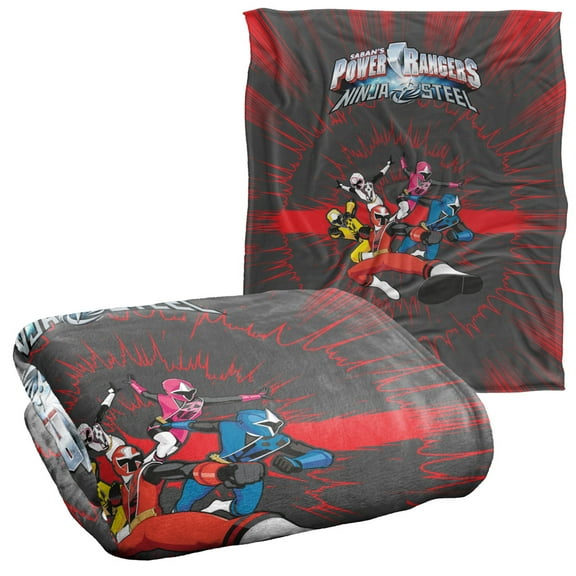 Power Rangers Ninja Team Officially Licensed Silky Touch Super Soft Throw Blanket 50' x 60'