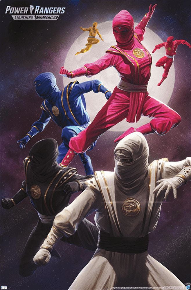 Power Ranger Roster Ninja Power Rangers - Ninja Wall Poster, 22.375