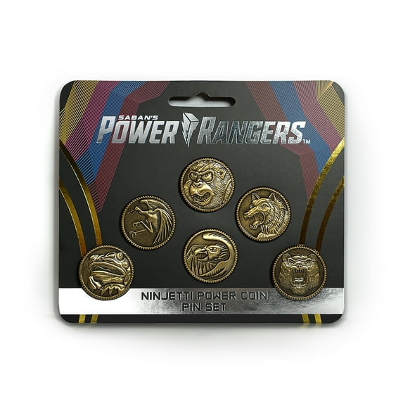 Power Rangers - Ninjetti Power Coin Pin Set