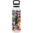 thumbnail image 1 of Power Rangers Official Crowd Of Rangers 24 oz Insulated Canteen Water Bottle, Leak Resistant, Vacuum Insulated Stainless Steel with Loop Cap, 1 of 7