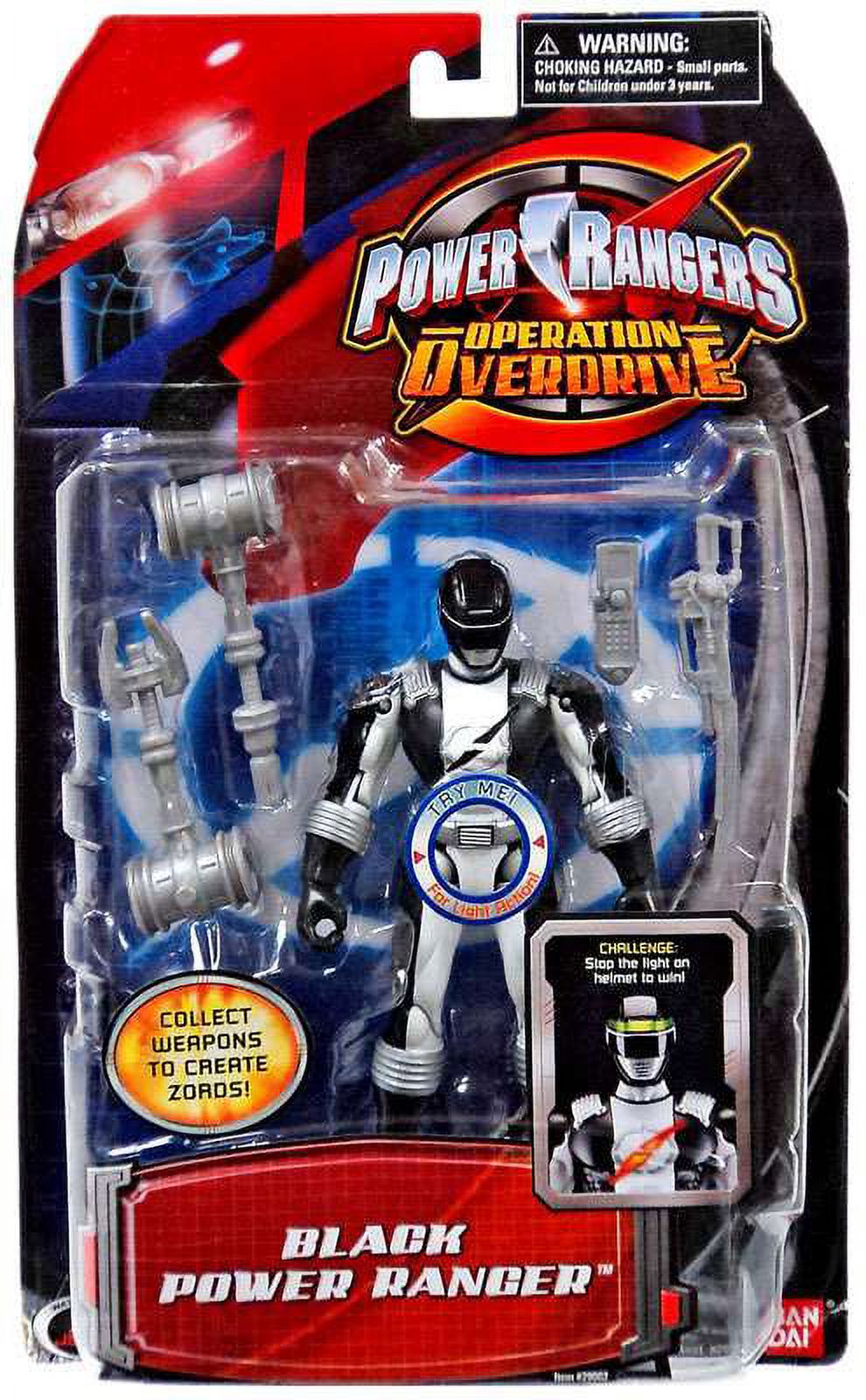 Power Rangers Operation Overdrive Black Power Ranger Action Figure 