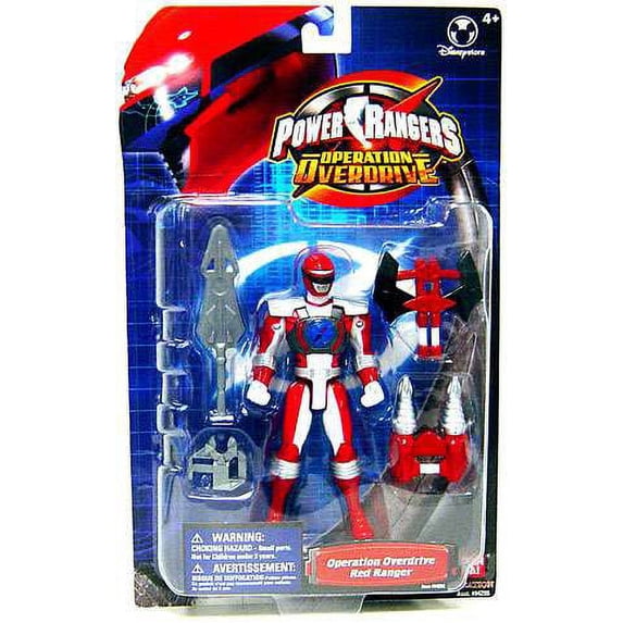 Power Rangers Operation Overdrive Exclusive Action Figure Operation Overdrive Red Ranger (Metallic Chest)