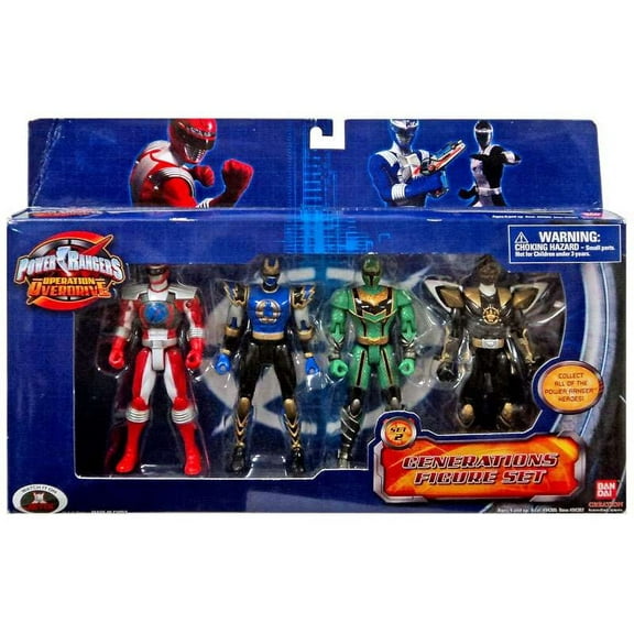 Power Rangers Operation Overdrive Generations Action Figure 4-pack