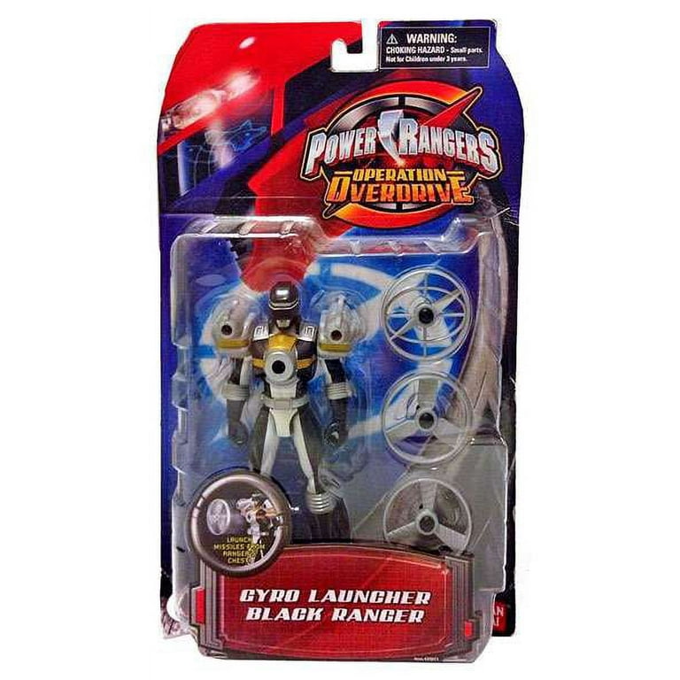 Power Rangers Operation Overdrive Gyro Force Black Ranger Action