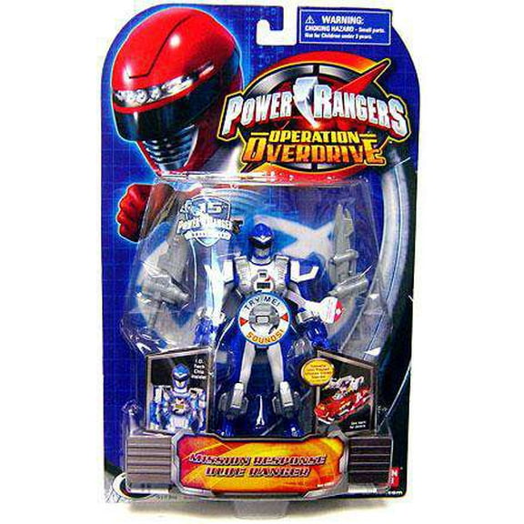 Power Rangers Operation Overdrive Mission Response Blue Ranger Action Figure