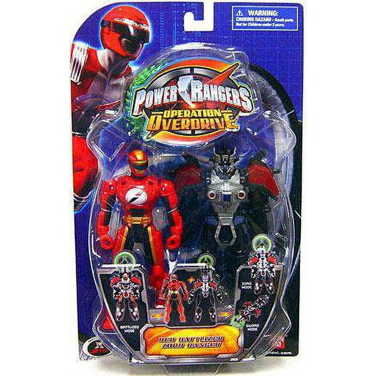 Power Rangers Operation Overdrive Red Battlized Zord Ranger Action